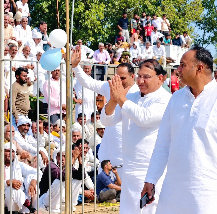 Satish Kumar Yadav at a Circle Kabaddi event